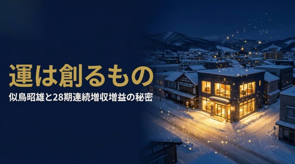 似鳥昭雄さん｜ニトリホールディングス社長の経営哲学