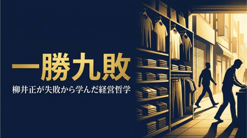 柳井正さん｜ファーストリテイリング代表取締役・ユニクロ創業者の経営哲学