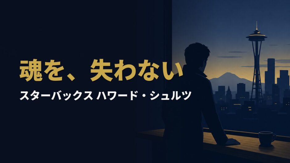 潰れかけたスターバックスを、なぜ創業者は「一杯のエスプレッソ」から立て直したのか｜ハワード・シュルツ『スターバックス再生物語』